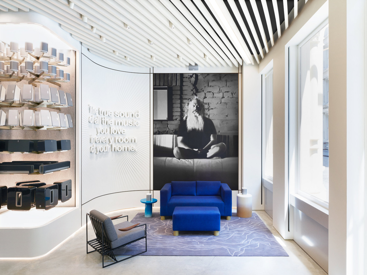 Sonos-Front-of-store-Product-Family-Tree-and-Rick-Rubin-Mural