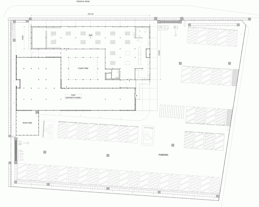 jins-eyeware-schemata-architects-shop-interior-renovation-ageo-japan_dezeen_site-plan-852x682