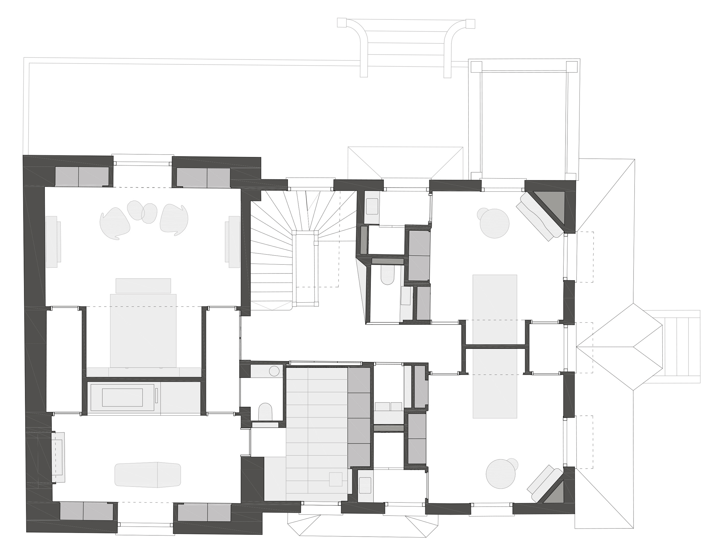 maison-a-colombages-05am-arquitectura-residential-interiors-paris-france-_dezeen_first-floor-plan
