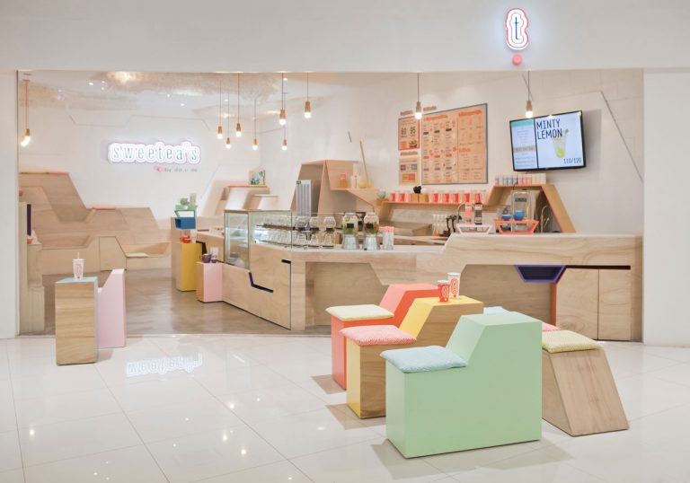 菲律宾·Sweetea’s茶饮品牌店设计
