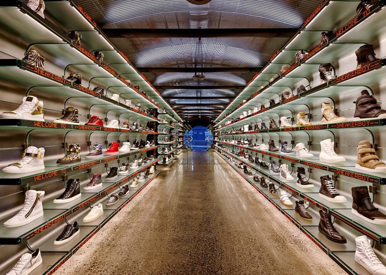 墨尔本·Sneakerboy品牌集合概念鞋店设计