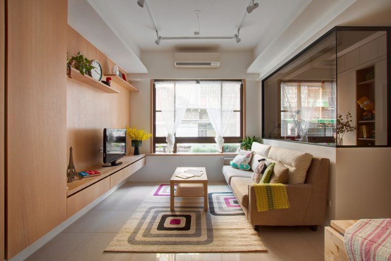 台湾66平米功能型小户型公寓设计