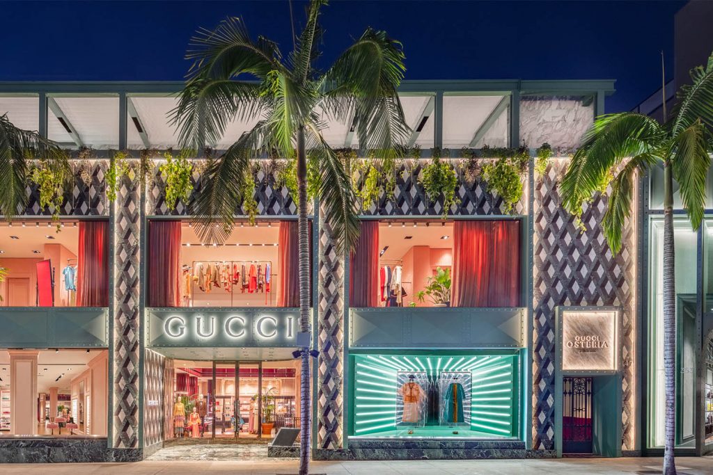 餐厅地址:美国洛杉矶比佛利山庄罗迪欧大道 时尚品牌古驰(gucci)