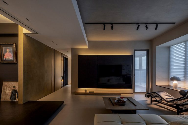 深圳·“交叠空间的光与影”平层住宅设计 / KINJO DESIGN